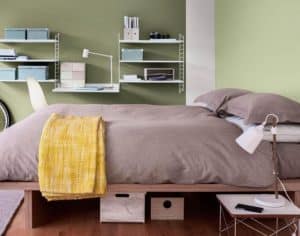 warna cat kamat tidur ruang sempit