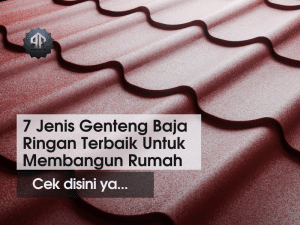 jenis gentang atap rumah