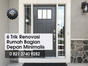 renovasi rumah bagian depan minimalis modern
