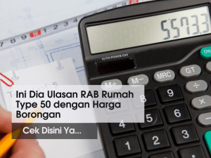 RAB rumah tipe 50