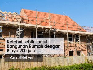 bangunan rumah seharga 200 juta