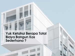 biaya membangun rumah kos sederhana